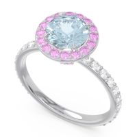 Halo Pave Attala Ring