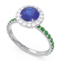 Halo Pave Attala Ring