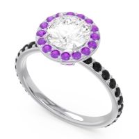 Halo Pave Attala Ring