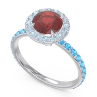 Halo Pave Attala Ring