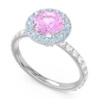 Halo Pave Attala Ring