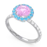 Halo Pave Attala Ring