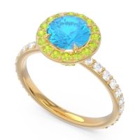 Halo Pave Attala Ring