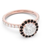 Halo Pave Attala Ring