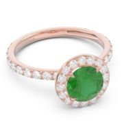 Halo Pave Attala Ring
