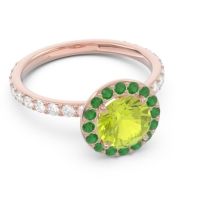 Halo Pave Attala Ring