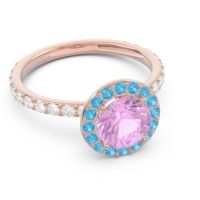 Halo Pave Attala Ring