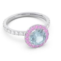 Halo Pave Attala Ring