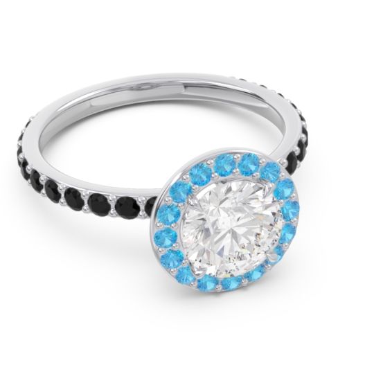 Halo Pave Attala Ring