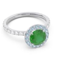 Halo Pave Attala Ring