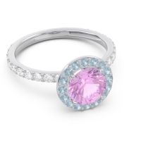 Halo Pave Attala Ring