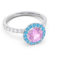 Halo Pave Attala Ring