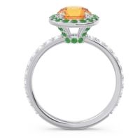 Halo Pave Attala Ring