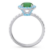 Halo Pave Attala Ring