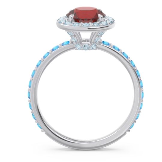 Halo Pave Attala Ring