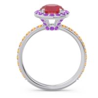 Halo Pave Attala Ring