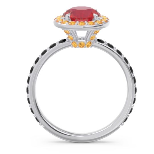 Halo Pave Attala Ring