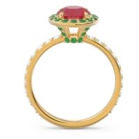 Halo Pave Attala Ring