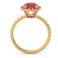 Halo Pave Attala Ring