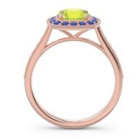 Halo Pave Milgrain Drumara Ring