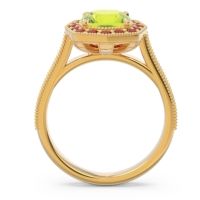 Halo Pave Milgrain Bhraamara Ring