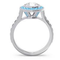 Halo Milgrain Pave Vedi Ring