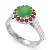 Halo Pave Cathedral Zatavirya Ring