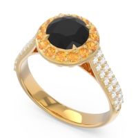 Halo Pave Cathedral Zatavirya Ring