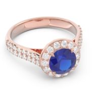 Halo Pave Cathedral Zatavirya Ring