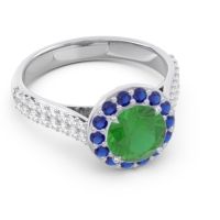 Halo Pave Cathedral Zatavirya Ring