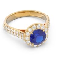 Halo Pave Cathedral Zatavirya Ring