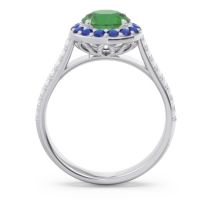 Halo Pave Cathedral Zatavirya Ring