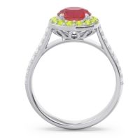 Halo Pave Cathedral Zatavirya Ring