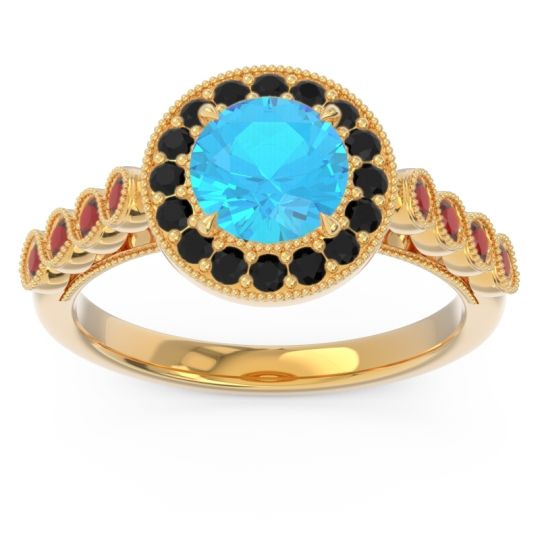 Halo Milgrain Pave Yojana Ring