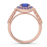 Halo Milgrain Pave Yojana Ring