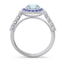 Halo Milgrain Pave Yojana Ring