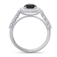 Halo Milgrain Pave Yojana Ring