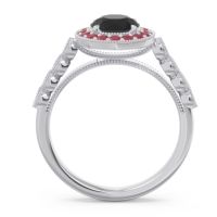 Halo Milgrain Pave Yojana Ring
