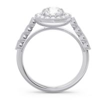 Halo Milgrain Pave Yojana Ring