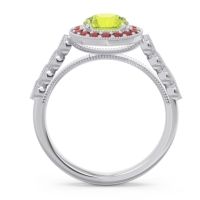 Halo Milgrain Pave Yojana Ring