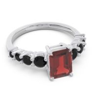 Pave Emerald Cut Vikara Ring