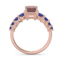 Pave Emerald Cut Vikara Ring