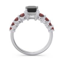 Pave Emerald Cut Vikara Ring