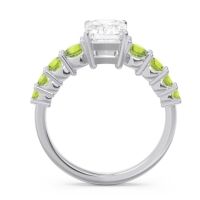 Pave Emerald Cut Vikara Ring