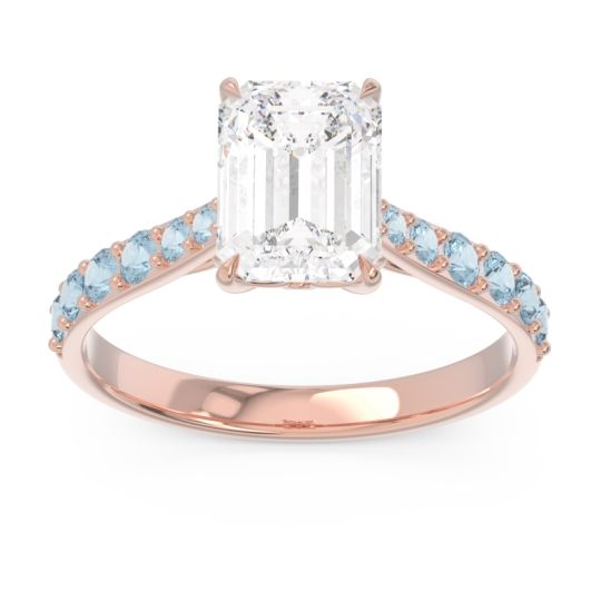 Pave Emerald Cut Nairjhara Ring