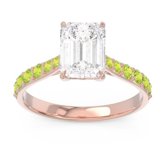 Pave Emerald Cut Nairjhara Ring