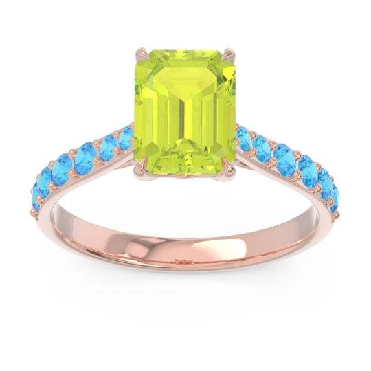 Pave Emerald Cut Nairjhara Ring