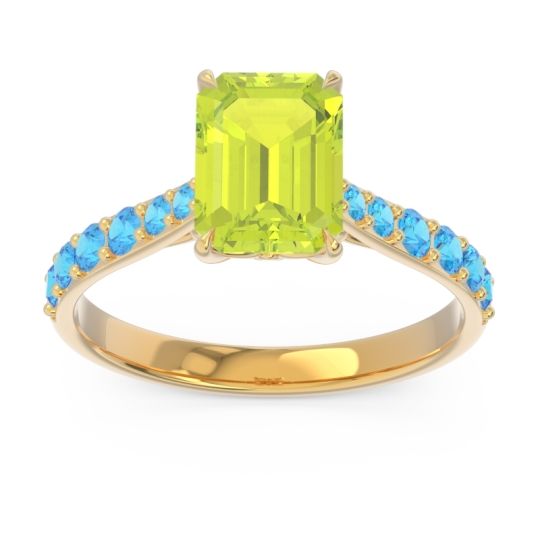Pave Emerald Cut Nairjhara Ring