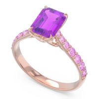 Pave Emerald Cut Nairjhara Ring