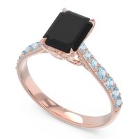 Pave Emerald Cut Nairjhara Ring